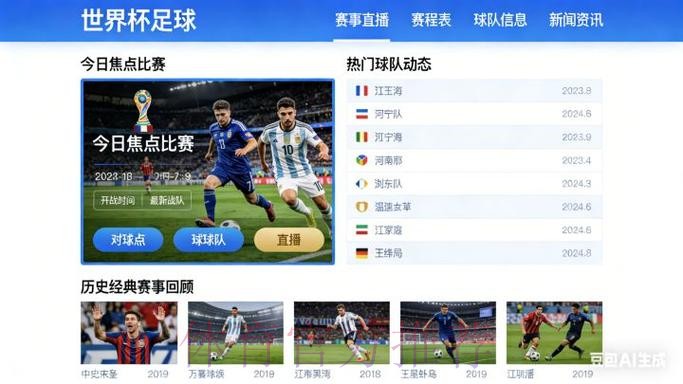 2026世界杯赛事直播平台全指南 2026世界杯赛事直播平台全指南